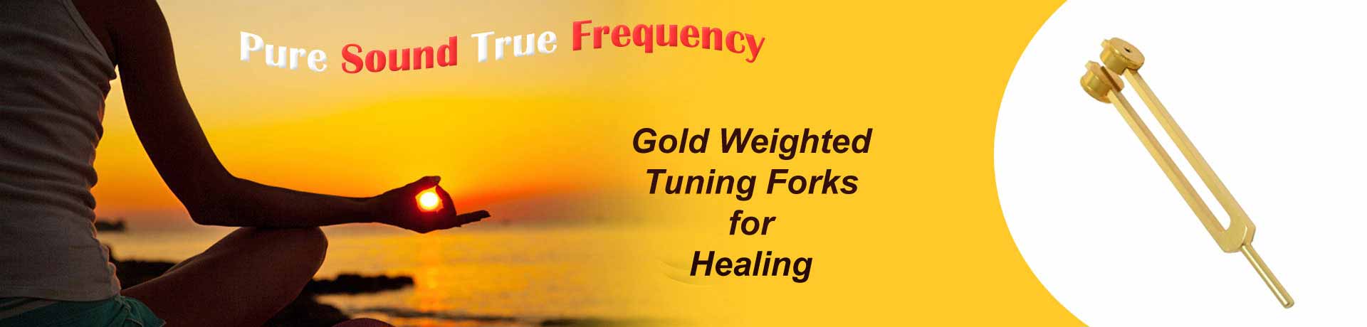 Gold Finish Tuning Forks