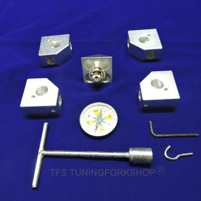 Aluminium Nubian Pyramid Connector Corner Kit to fit 1/2' or 12.7 mm pipe