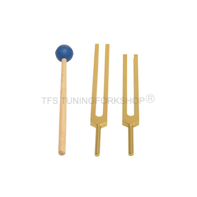 Gold Finish Cellulite Reduction Tuning Forks